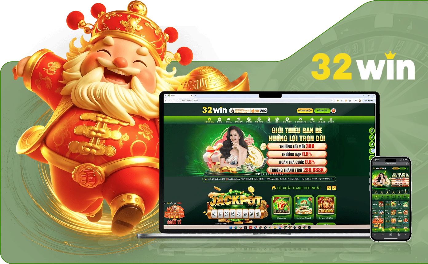 Hình ảnh dịch vụ ứng dụng 32Win trên điện thoại